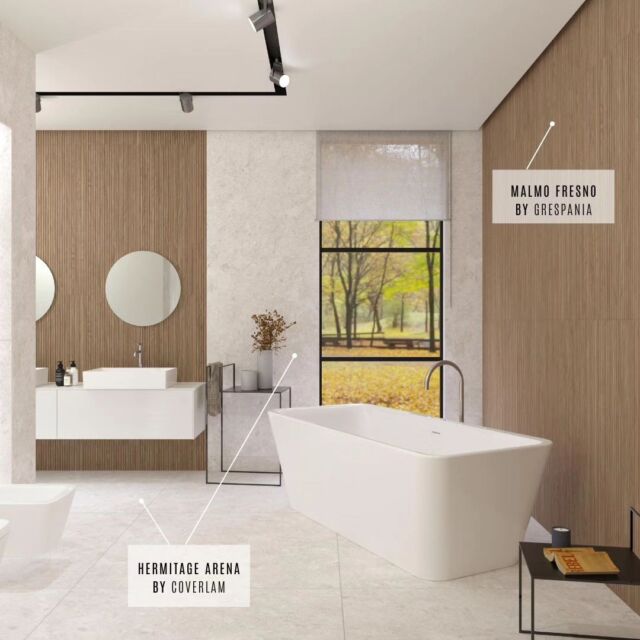 #DecoIdea. 𝙽𝚊𝚝𝚞𝚛𝚊𝚕 𝙻𝚘𝚘𝚔 🌿 𝚏𝚘𝚛 𝚊 𝚋𝚊𝚝𝚑𝚛𝚘𝚘𝚖 𝚍𝚎𝚜𝚒𝚐𝚗 𝚝𝚑𝚊𝚝 𝚜𝚎𝚎𝚔𝚜 𝚝𝚘 𝚌𝚛𝚎𝚊𝚝𝚎 𝚊𝚗 𝚘𝚊𝚜𝚒𝚜 𝚘𝚏 𝚛𝚎𝚕𝚊𝚡𝚊𝚝𝚒𝚘𝚗.𝗠𝗔𝗟𝗠𝗢 𝗙𝗥𝗘𝗦𝗡𝗢 by @grespania with the large format 𝗛𝗘𝗥𝗠𝗜𝗧𝗔𝗚𝗘 𝗔𝗥𝗘𝗡𝗔 collection by #Coverlam (1200 x2600x5,6 mm).👇The combination of these two collections achieves a space that inspires harmony where the neutral shades lead you to calmness, while the mix of textures elevates the originality of the design.- - - - - - - - -#DecoIdea. 𝙻𝚘𝚘𝚔 𝙽𝚊𝚝𝚞𝚛𝚊𝚕 🌿 𝚙𝚊𝚛𝚊 𝚎𝚕 𝚍𝚒𝚜𝚎𝚗̃𝚘 𝚍𝚎 𝚞𝚗 𝚌𝚞𝚊𝚛𝚝𝚘 𝚍𝚎 𝚋𝚊𝚗̃𝚘 𝚚𝚞𝚎 𝚋𝚞𝚜𝚌𝚊 𝚌𝚛𝚎𝚊𝚛 𝚞𝚗 𝚘𝚊𝚜𝚒𝚜 𝚍𝚎 𝚛𝚎𝚕𝚊𝚡.𝗠𝗔𝗟𝗠𝗢 𝗙𝗥𝗘𝗦𝗡𝗢 de #Grespania con la colección de gran formato 𝗛𝗘𝗥𝗠𝗜𝗧𝗔𝗚𝗘 𝗔𝗥𝗘𝗡𝗔 de #Coverlam (1200x2600x5,6 mm).👇La combinación de estas dos colecciones consigue un espacio que inspira armonía donde las tonalidades neutras te llevan a la calma, mientras que la mezcla de texturas elevan la originalidad del diseño.#Coverlam #Grespania #GranFormato #Deco#Interiorismo #Inspiración #Pavimento #Revestimiento#Suelo #Pared #Decor #Design #Interior #Architecture#Inspiration #Wall #Floor